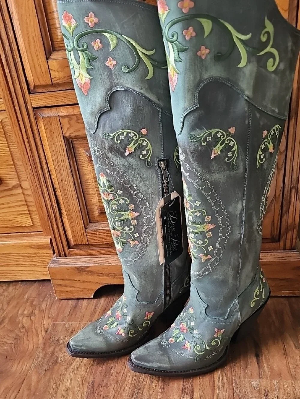 Dan Post DP3281 Flower Child - Floral Embroidered Cowboy Boots